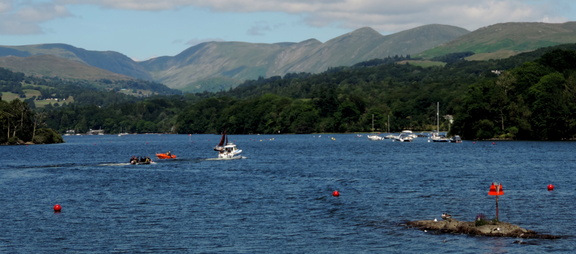 Up the lake