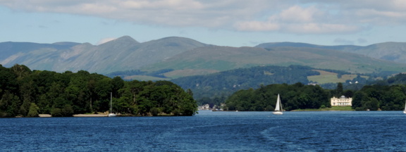 Up the lake