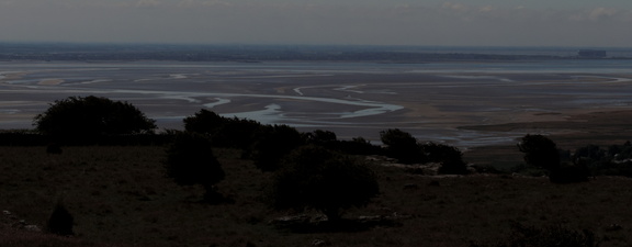 Across the bay