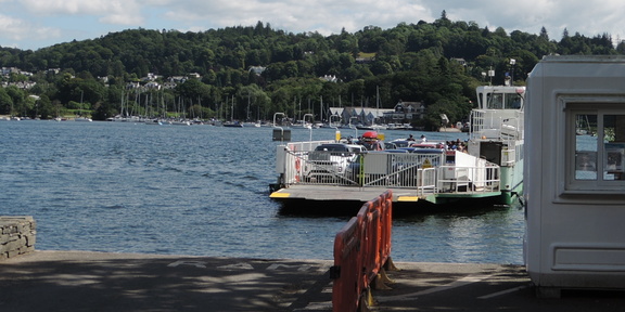 Ferry arriving