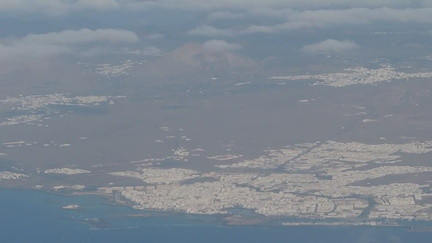Flying past