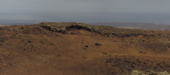 Over the crater