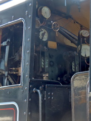 Inside the cab