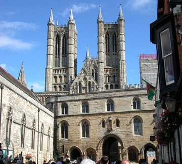 Cathedral behind arch
