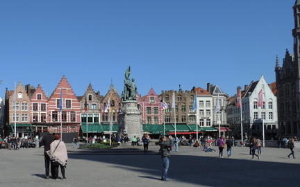 Across the square