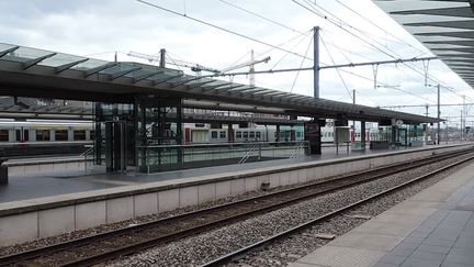 Train leaving