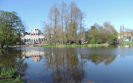 Across the lake