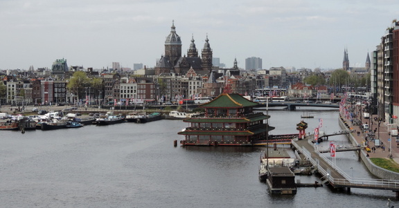 Across water