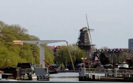 Windmill and drawbridge