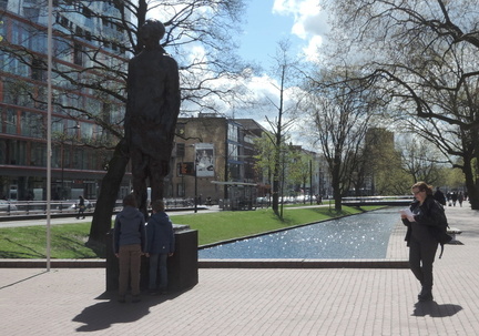 Statue and canal