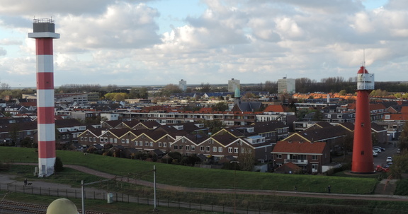 Across the town