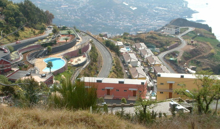 Overlooking the site