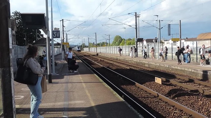 Train arriving