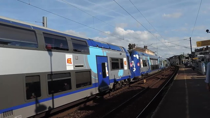 Train leaving