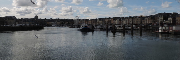 Across the marina
