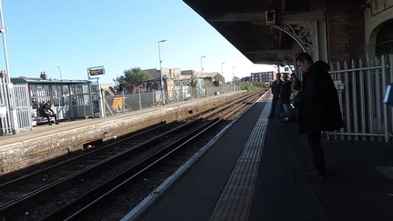 Train arriving