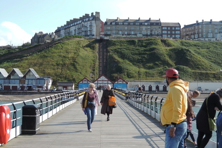 Along the pier