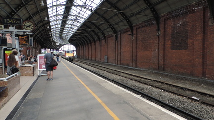 Train arriving
