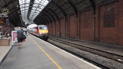 Train arriving
