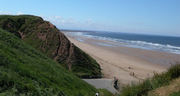 Down the cliffs
