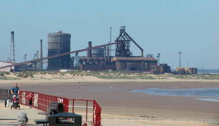 Bay beneath steelworks