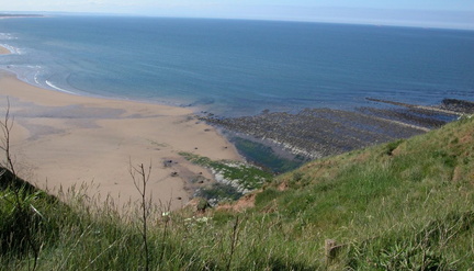 Rocks and beach