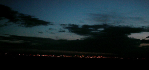 Sky with lights