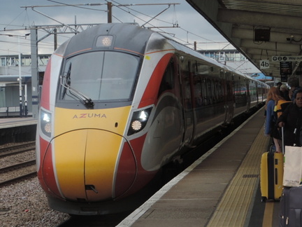 Train arriving