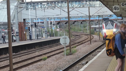 Train arriving