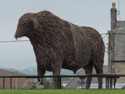 Bull sculpture