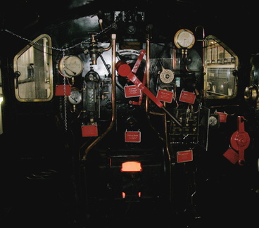 Inside cab