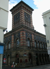 Striped building