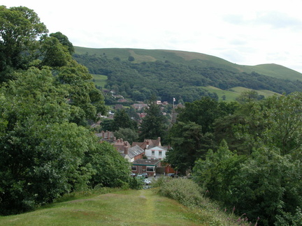 Down hill