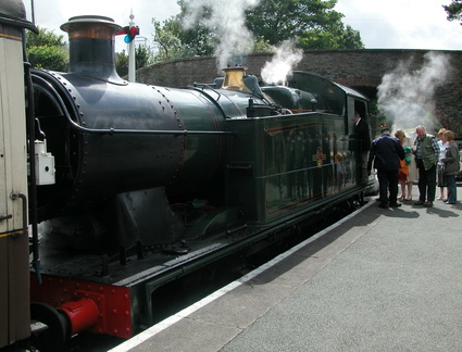 Train by bridge