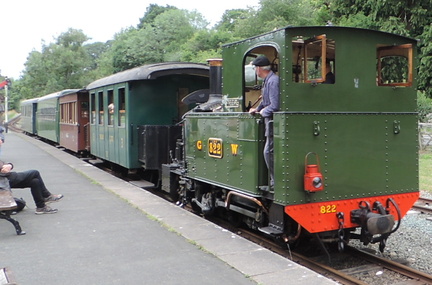 Train arriving