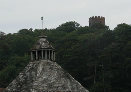 Wool Market beneath a folly