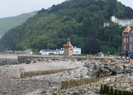 Beach and Rhenish Tower