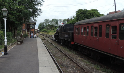 Along the station