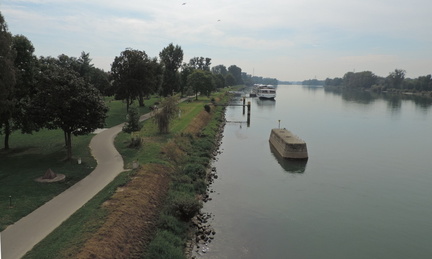 Over the bank