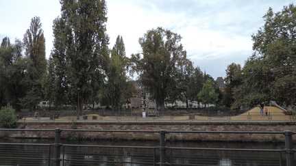 Across the canal