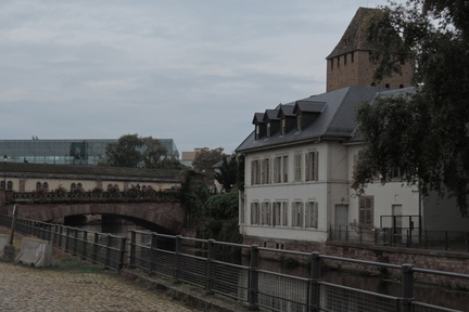 Across the canal