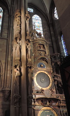 Pillar and clock