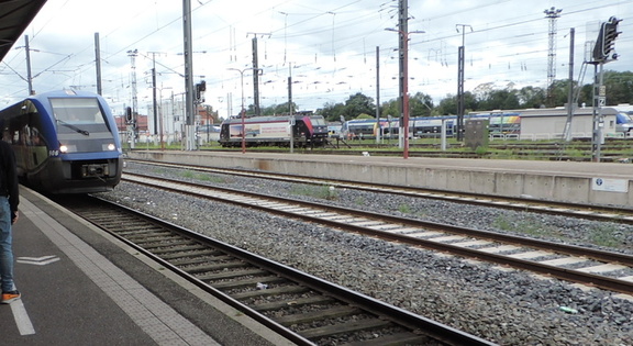 Train arriving