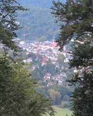 Over the town
