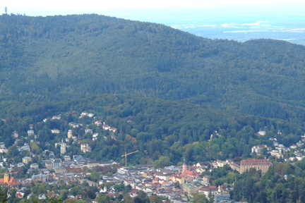 Over the town