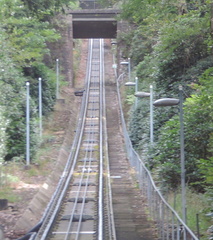 Up the track