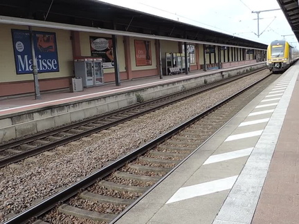 Train arriving