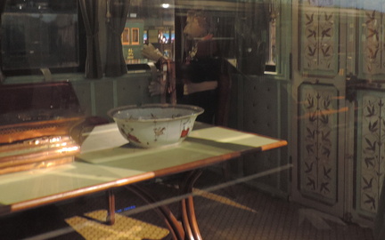 Inside the coach