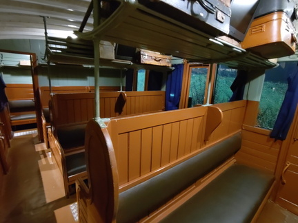 Inside the carriage