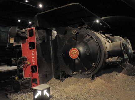 Wrecked engine